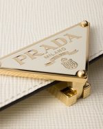 Saffiano Leather Flap Shoulder Bag - Image 5